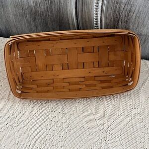 Iconic 1996 Longaberger Serving Basket Bread Classic stain